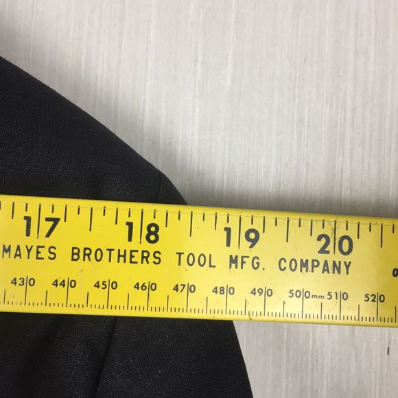 HUGO BOSS Men's Black Sport Coat Blazer 100% Wool Size 40 Reg - Picture 8 of 11